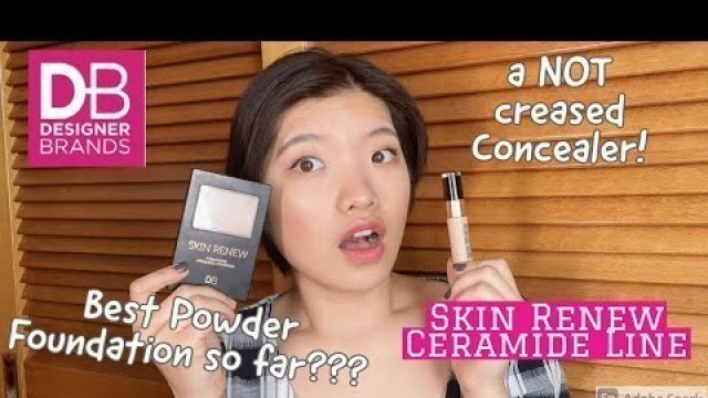 'Trying New DB Cosmetics-Skin Renew Ceramide Pressed Powder& Concealer| Rena&Emma'