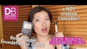 'Trying New DB Cosmetics-Skin Renew Ceramide Pressed Powder& Concealer| Rena&Emma'