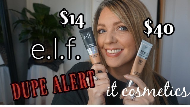 'DUPE ALERT | ELF CAMO CC CREAM VS IT COSMETICS CC CREAM'