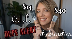 'DUPE ALERT | ELF CAMO CC CREAM VS IT COSMETICS CC CREAM'