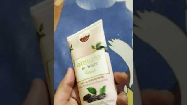 'Amway attitude be bright 2 in 1scrub & mask review #shorts #youtubeshorts'