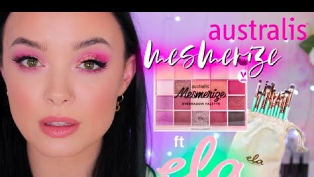 'AUSTRALIS MESMERIZE PALETTE ft ELA COSMETICS BRUSHES | CINDYLOUBINDI'