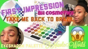 'Bh Cosmetics Take Me Back To Brazil Eyeshadow Palette First Impressions