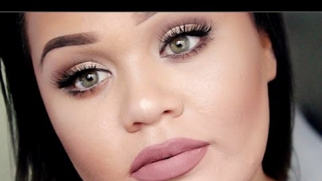 'Kylie Jenner Inspired Makeup (Matte Nude Lips) Maybelline Nudes Palette'