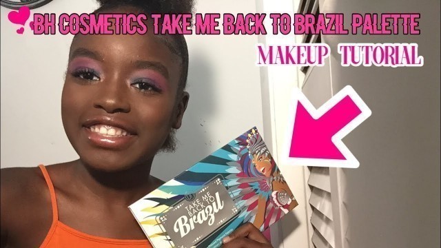 'Half Cut Crease using Bh Cosmetics Take Me Back To Brazil Palette! 