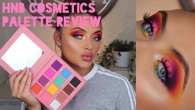 'HNB cosmetics palette review/ tutorial | MOLLY ILES'