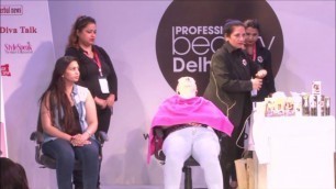 'Demo Performance on Skin by Team Shahnaz Husain by Ajay Kumar at Professional Beauty Delhi 2017'