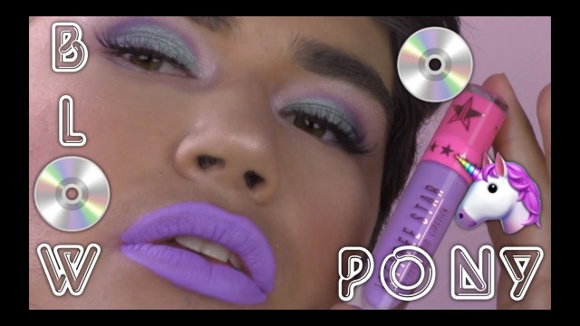 'JEFFREE STAR COSMETICS VELOUR LIQUID LIPSTICK || BLOW PONY || MAKEUP TUTORIAL!'