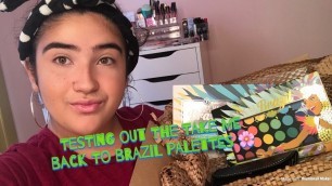 'Bh cosmetics take me back to Brazil palettes review 