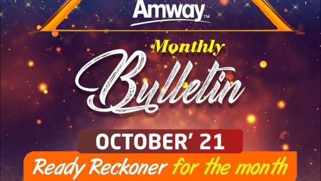 'Amway October Month Bulletin || New Product Launch Nutrilite Vitamin C Glister Attitude Extra Offer'