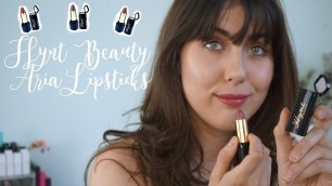 'REVIEW & SWATCHES: HYNT BEAUTY ARIA LIPSTICKS | Integrity Botanicals'