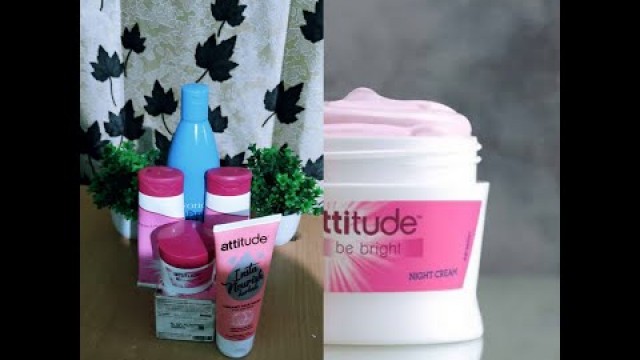 'Amway  Attitude Night Cream#Amway Attitude Be Bright Night Cream review#face care  Routine in Night'