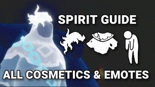 'Season of the Little Prince (Beta) | Slouching Soldier Spirit Guide | All cosmetics & emotes | Sky'