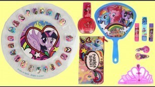 'My Little Pony MLP  Nail Polish & Lip Balm Gloss Beauty Supplies for Kids'