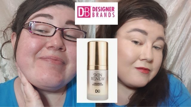 'NEW FIRST IMPRESSIONS| DB Cosmetics Skin Renew Ceramide foundation- Skincare benefits? 8hour wear'