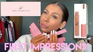 'HNB COSMETICS - First Impressions of the NEW LIP PRODUCTS! | Katherine Isabelle'