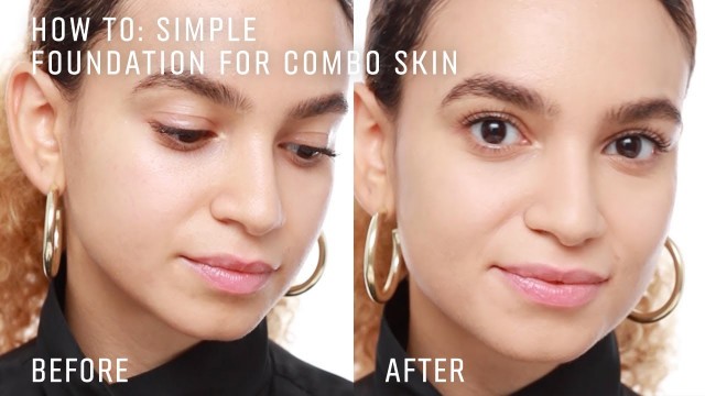 'How To: Simple Foundation for Combo Skin | Complexion Tutorials | Bobbi Brown Cosmetics'