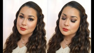 'KYLIE LIP KIT 22 | Orange Lips & Smokey Eye | Last Minute THANKSGIVING INSPIRED Makeup Look'