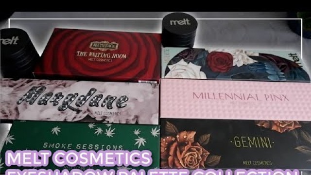 'MELT COSMETICS EYESHADOW PALETTE COLLECTION 2021 // All my Melt eyeshadow palettes incl. swatches'