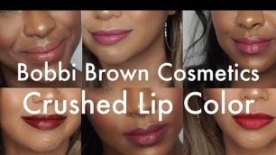 'Bobbi Brown Crushed Lip Color Review'