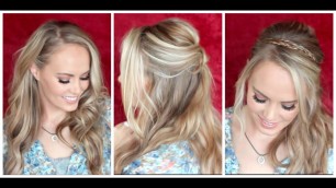 '3 Romantic Hairstyles for Valentines Day! | Kylee\'s Beauty'