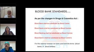 'Amendments in Rules for Blood Banks under Drugs & Cosmetic Act – Way forward for NABH Standards'