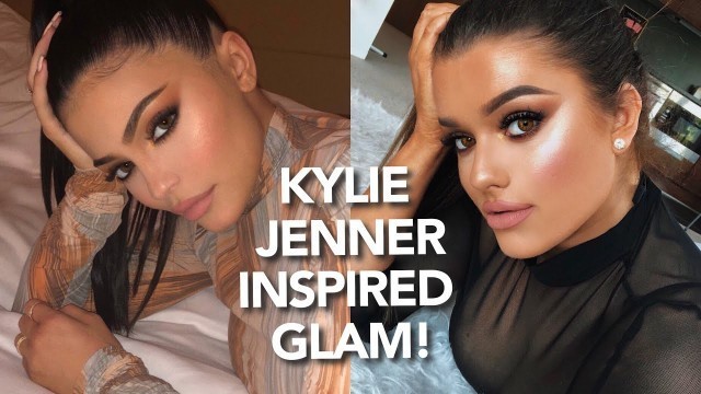 'KYLIE JENNER INSPIRED GLAM! | Rachel Leary'