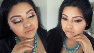 'Soft Copper Makeup | BH cosmetics Smokey Eyes Palette'