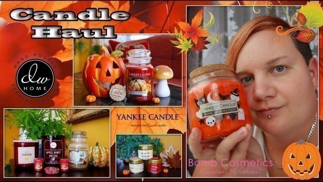 'Candle Haul: Za měsíc září (Yankee Candle,Bomb Cosmetics,DW Home)'