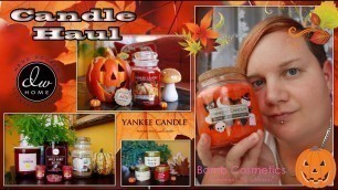 'Candle Haul: Za měsíc září (Yankee Candle,Bomb Cosmetics,DW Home)'