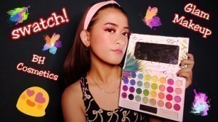 'BH Cosmetics Take Me Back To Brazil Palette Swatch | Review | Glam Makeup'