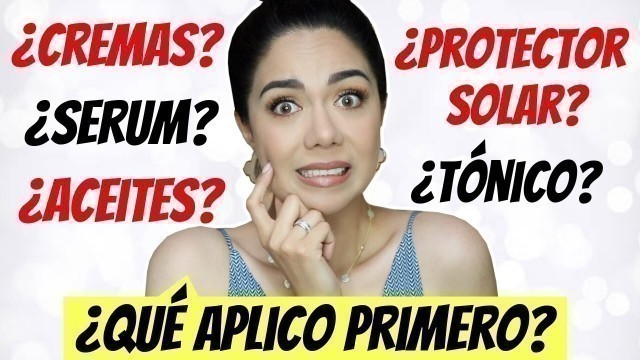 ¿QUÉ SE APLICA PRIMERO? PROTECTOR SOLAR, CREMA, SERUM, TÓNICO?? | MARIEBELLE COSMETICS