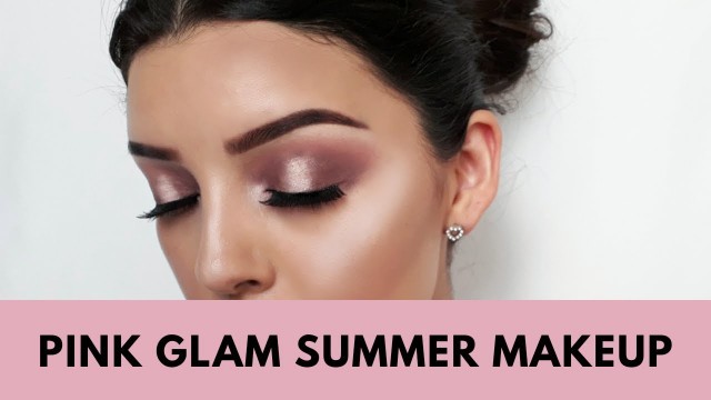 'PINK GLAM SUMMER MAKEUP | BH COSMETICS FOREVER NUDE PALETTE | YADIRA Y.'