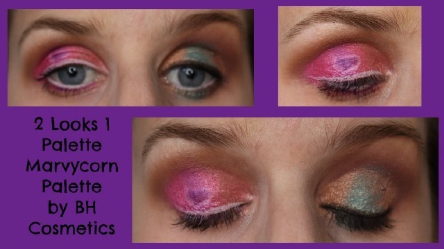 '2 Looks using The Marvicorn  Palette by BH Cosmetics!  Voiceover tutorial!'