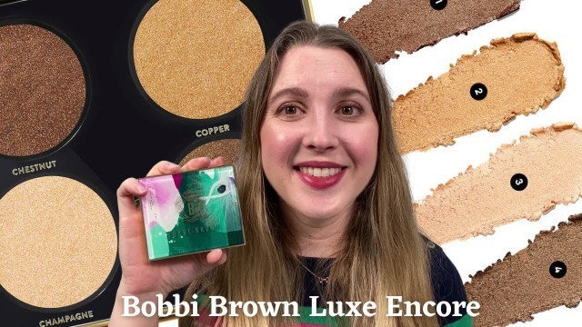 'BOBBI BROWN Luxe Encore Eyeshadow Palette | Holiday 2020 | Swatches, 3 Looks, Wear Test, Review'