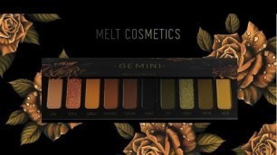 'Melt Cosmetics - Preview ♊️ Gemini Palette 
