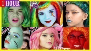 '1 HOUR Face paint Makeup & More! Inside Out, My Little Pony, Monster High Compilation! | KITTIESMAMA'