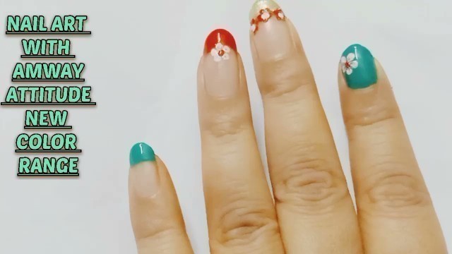 'Alluring nail art with Amway attitude new color range||QD Vlog||Queen Das|| #nailart #amwayattitude'