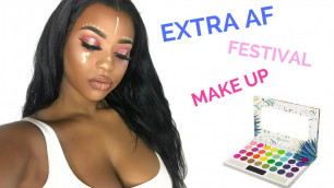 'Festival Make up ft. BH Cosmetics Take Me Back To Brazil Palette | Nae by Day'