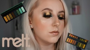 'GRUNGY SPOTLIGHT USING MELT COSMETIC - GEMINI & SMOKE SESSIONS PALETTE | CHELSEA BAXTER'