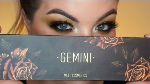 'GRWM: MELT COSMETICS | GEMINI PALETTE'