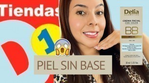 'Probando una BB CREAM de TIENDAS D1 (Delia cosmetics) |Karomakeup|'