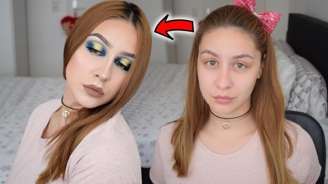 'Navy Blue/Gold Smokey Eye Makeup Tutorial ♡ Bh Cosmetics Take Me To Brazil'