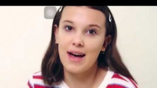 'makeup routine /Millie Bobby Brown'