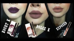 'Kylie Lip Kit / Krout K & Dolce K review'