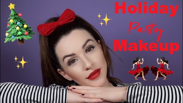 'holiday party makeup with Jen | tarte tutorials'