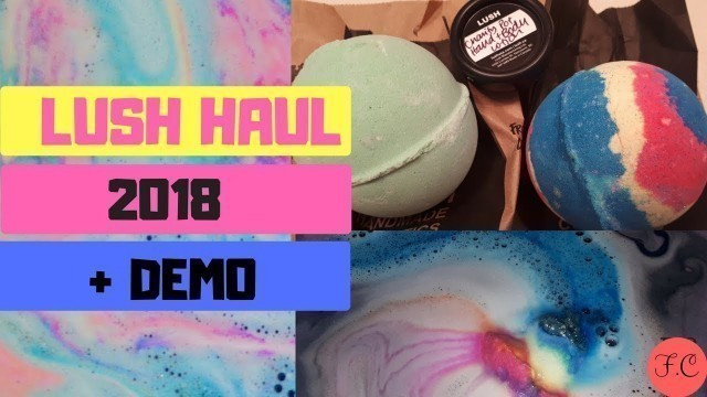 'LUSH HAUL BATH BOMBS |#DEMO | #Review | #IAmACreator'