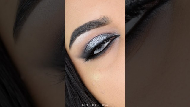 '#eyeshadowtutorial Grey Jugnu Smokey Eye Look | Sugar Cosmetics India Love Jelly Eyeshadow Palette'