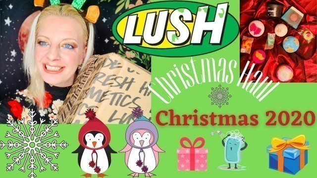 '#Lush Cosmetics| 2nd #Christmas #Haul| Winter 2020| First Impressions| #BathBombs & More!'