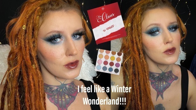 'BH Cosmetics Miss Claus So Spoiled palette tutorial— It’s a Winter Wonderland'